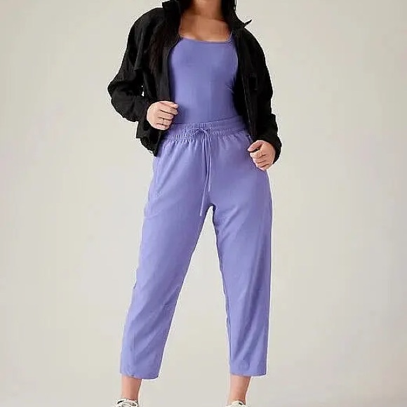 Athleta Arrival Pant in Adonis Purple Blue NWOT - Picture 1 of 10
